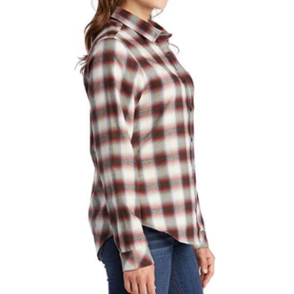 Pendleton Women's Long Sleeve Plaid Flannel Shirt - Picture 2 of 4